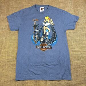 Harley Davidson "Feeling Lucky" Lola Looney Toons Yellowstone Tshirt 2016 Size S